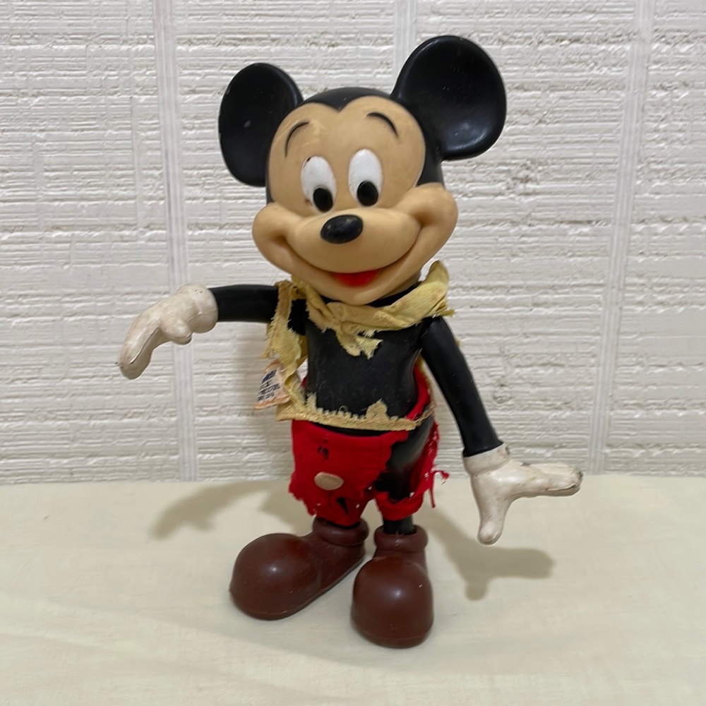 Walt Disney Mickey Mouse Rubber Posable Figure